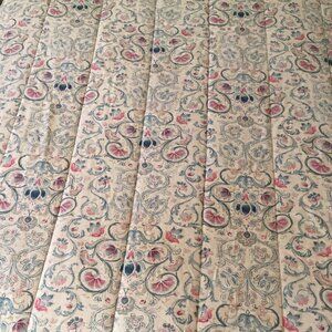 RALPH LAUREN Provence Floral Cotton Linen Blend Comforter- Size Full Queen